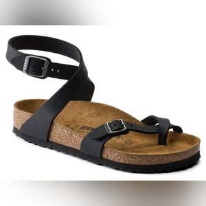 Black Yara Birkenstock Sandals